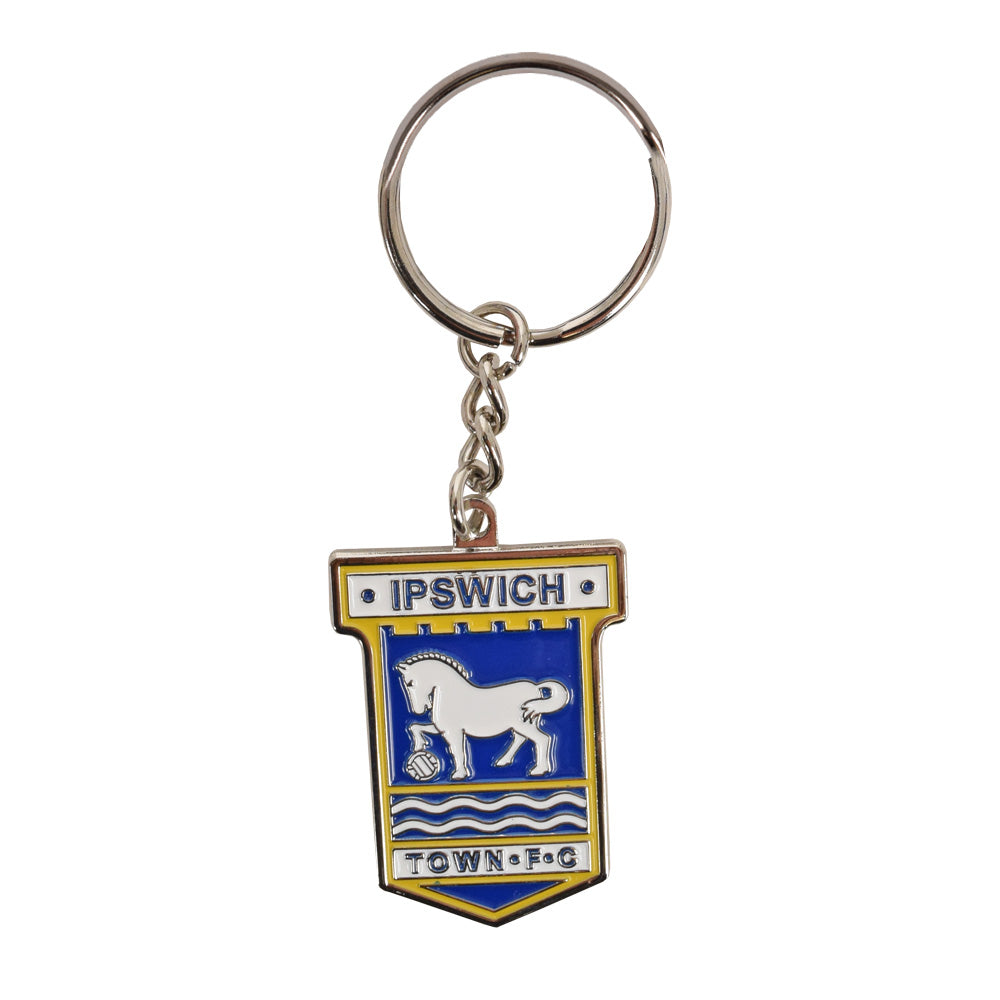 Retro Crest Metal Keyring