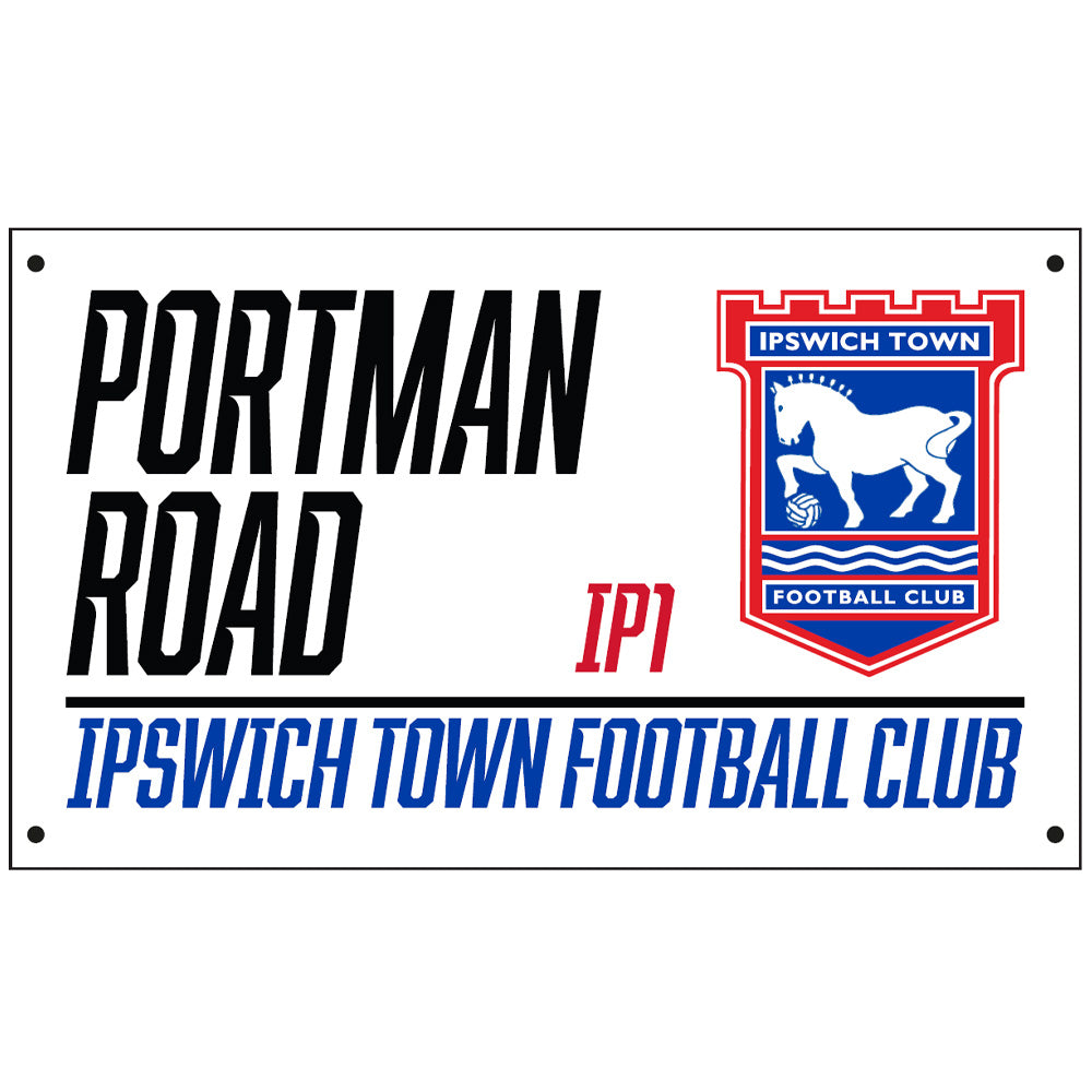 Portman Rd Street Sign Window Sticker