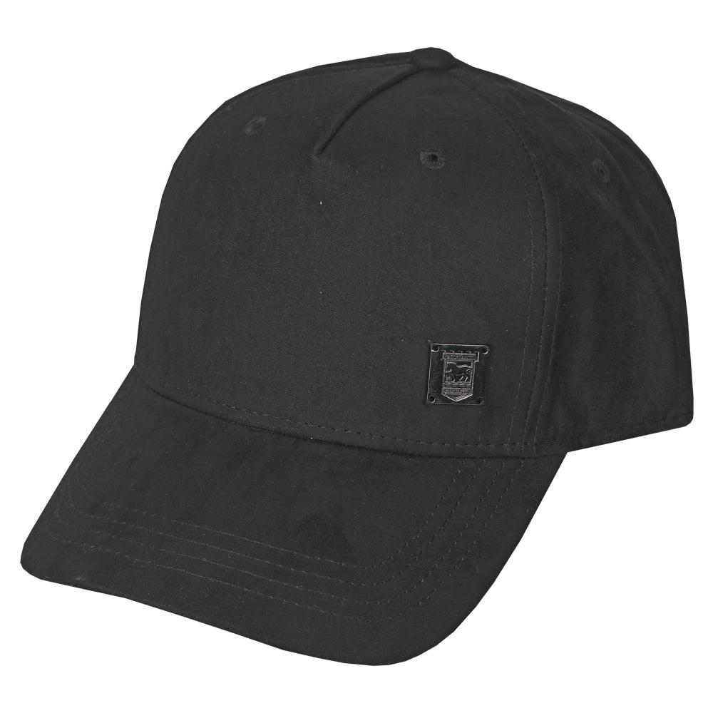 Suede Metal Crest Cap Adult