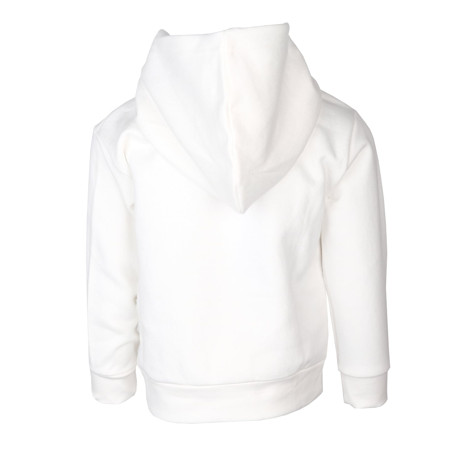 Teal Applique Hoody Junior White