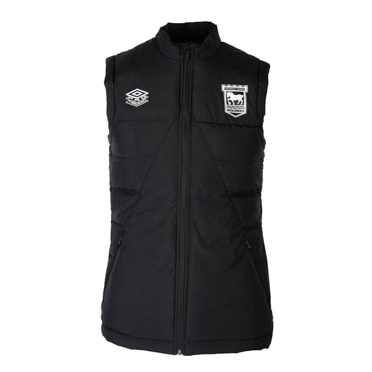 Umbro 2024/25 Black Travel Gilet Adult