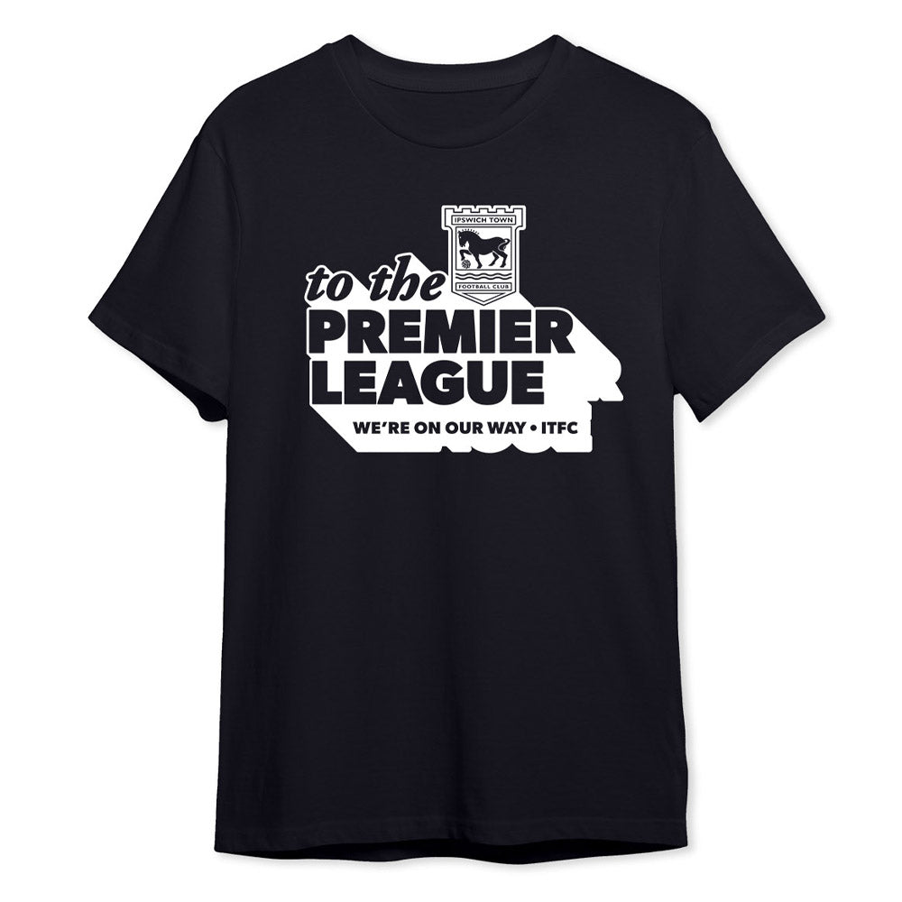 We're on Our Way Tee Black Adult