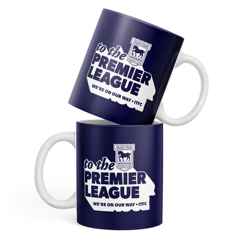 We're on Our Way Mug Navy