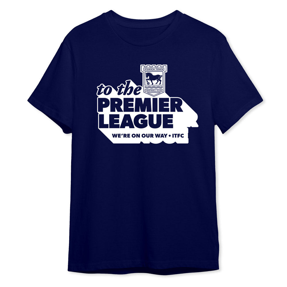 We're on Our Way Tee Navy Adult