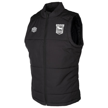 Umbro 2025/26 Black Training Gilet Adult
