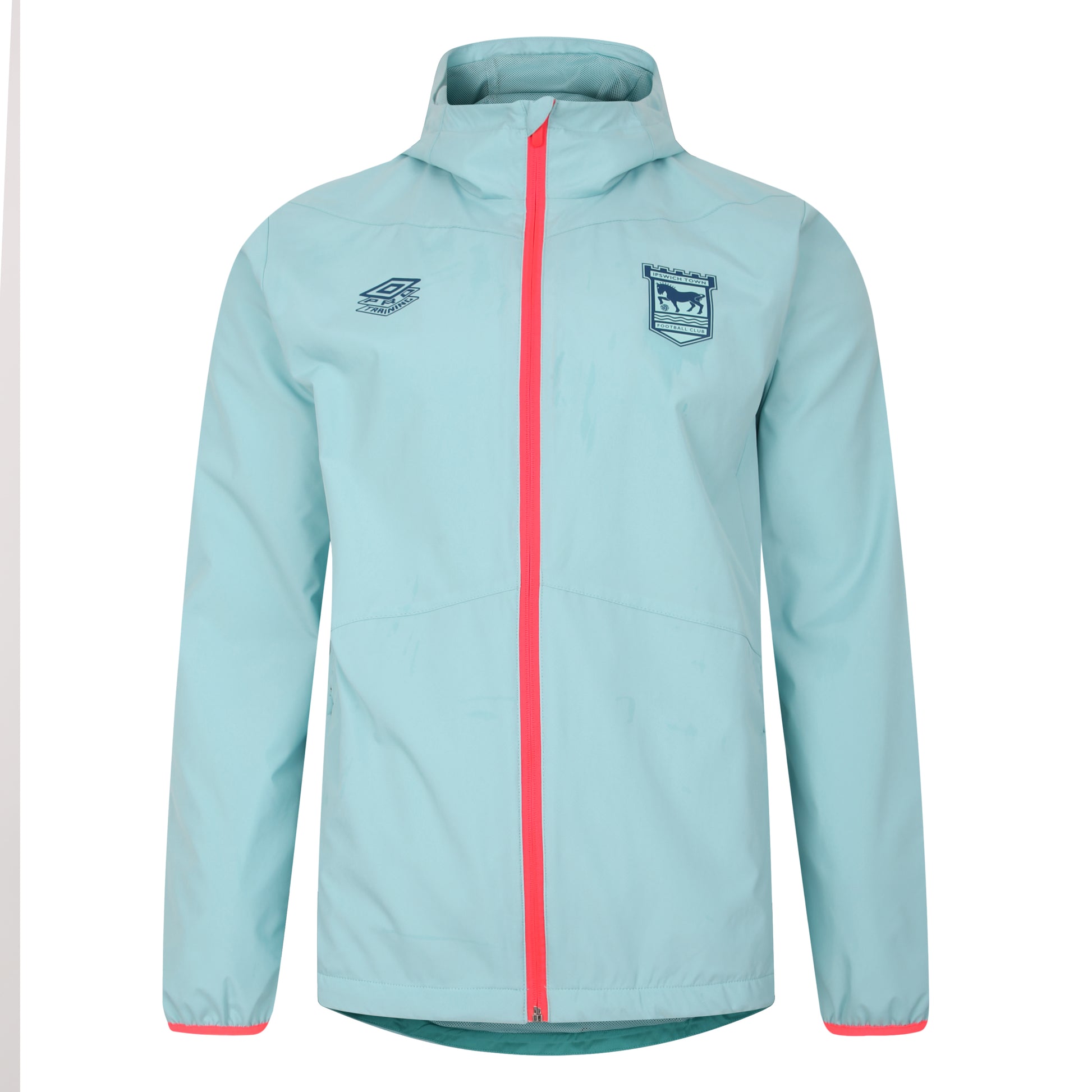 Umbro 2023/24 Adult Aqua Shower Jacket Ipswich Town FC Official Store