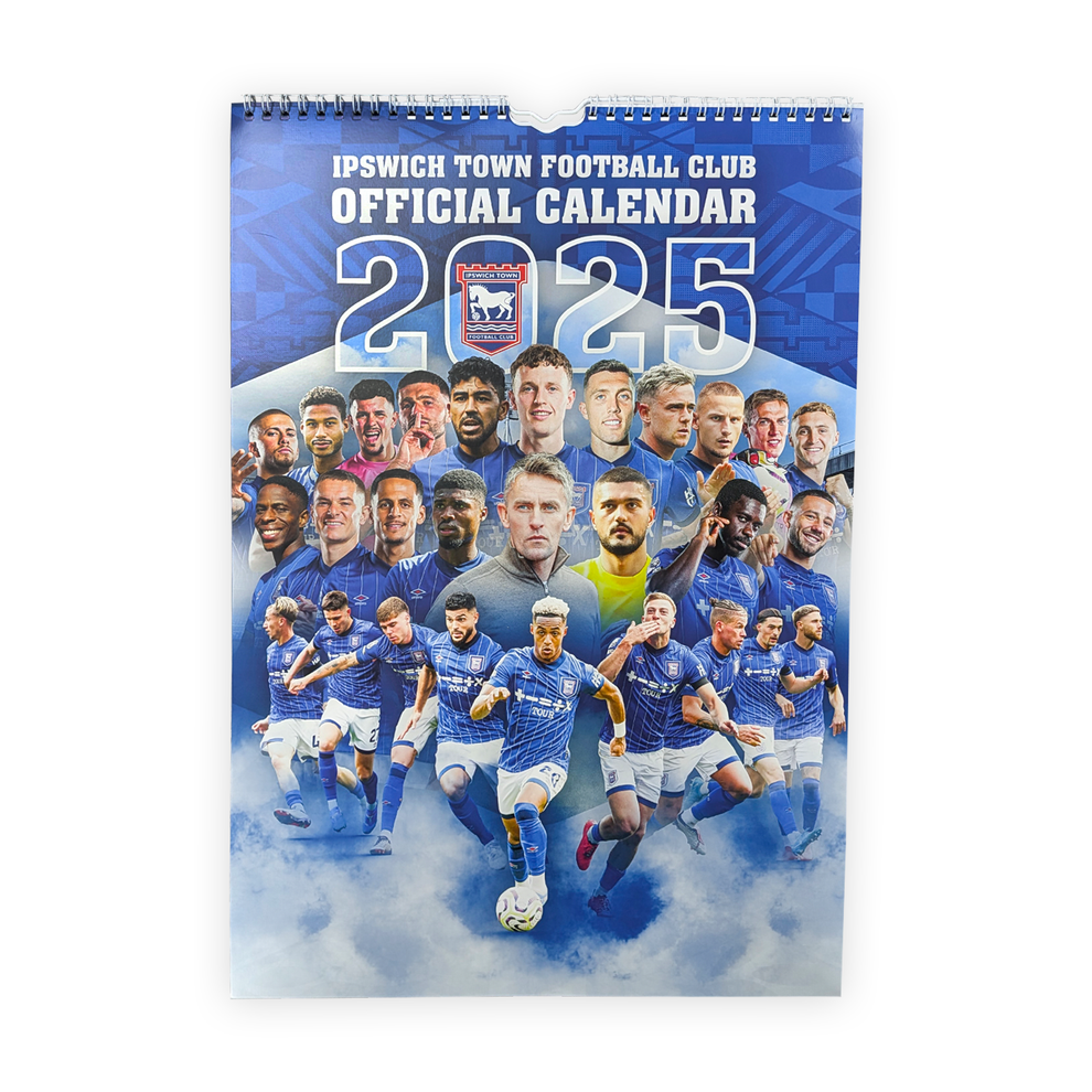 Official 2025 ITFC A3 Calendar Ipswich Town FC Official Store