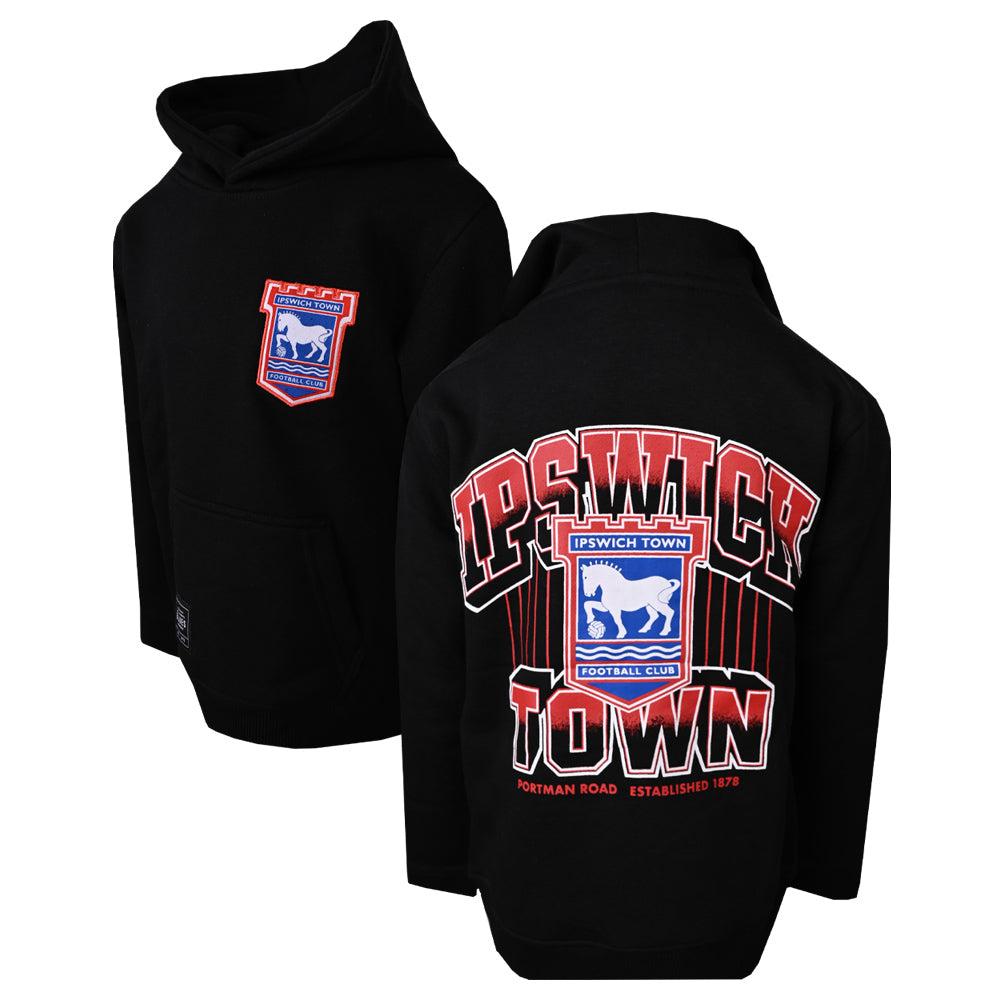 Authentic Blues Crest Print Hoody Junior