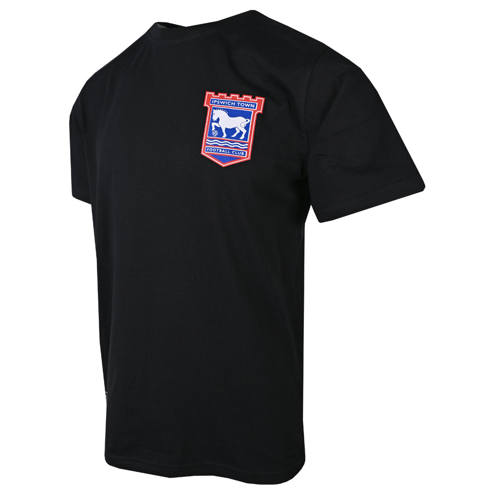 Authentic Blues Crest Print Tee Adult
