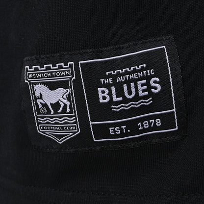 Authentic Blues Crest Print Tee Adult