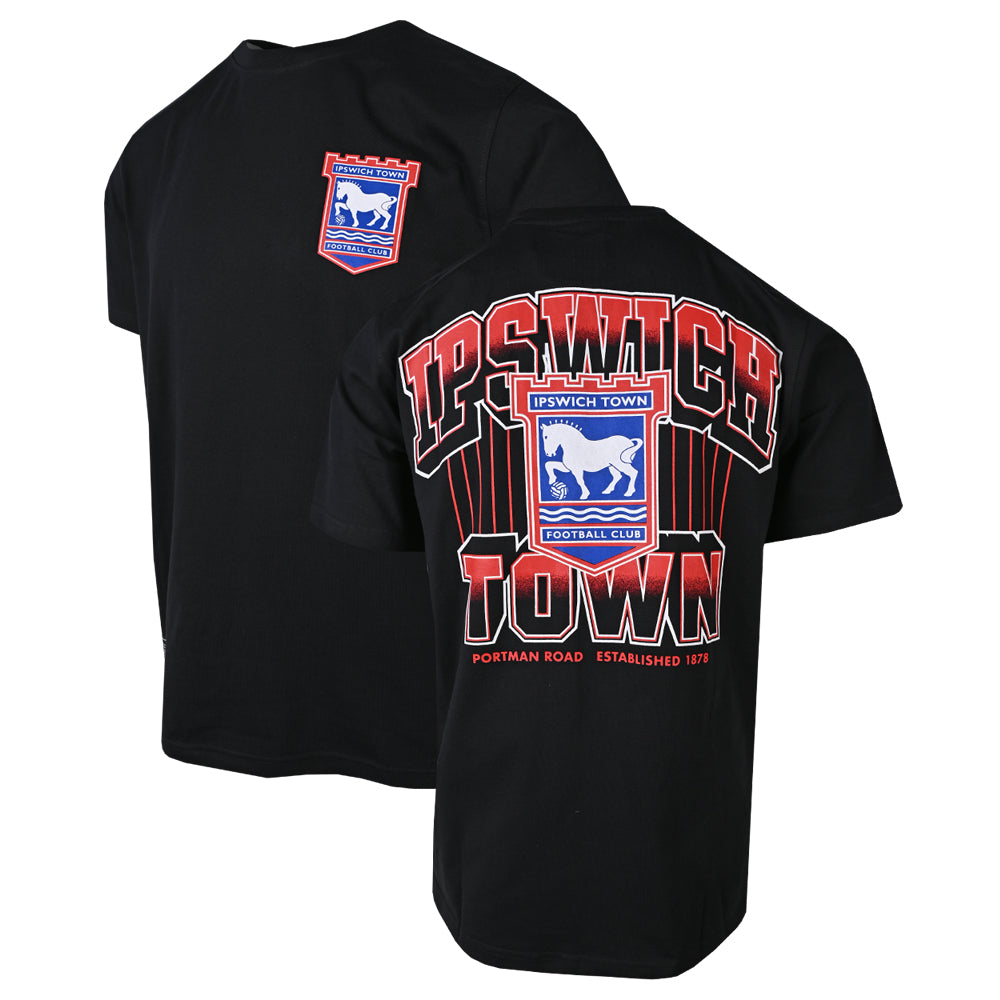 Authentic Blues Crest Print Tee Adult