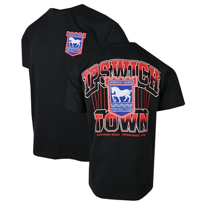 Authentic Blues Crest Print Tee Adult