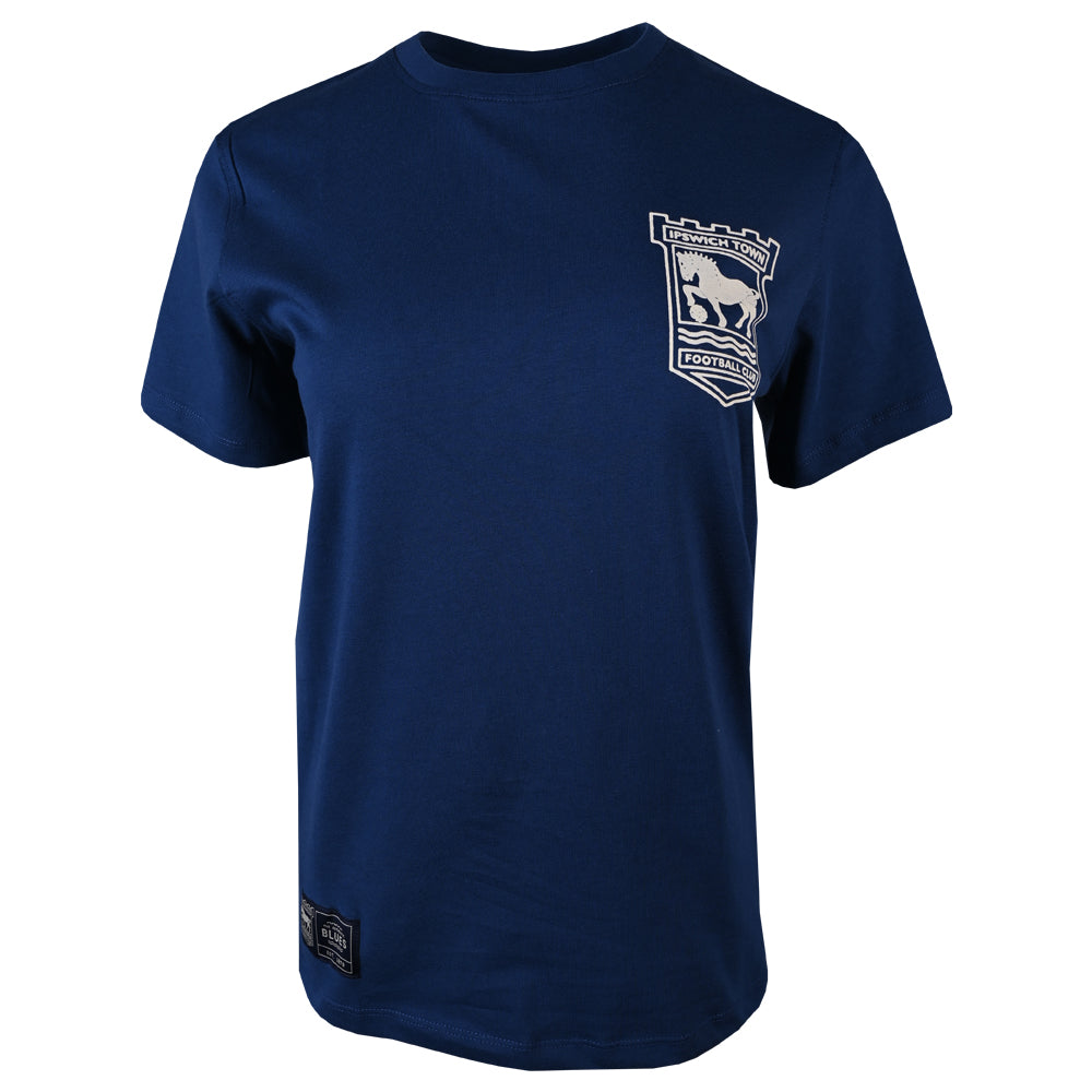 Authentic Blues Football Tee Ladies