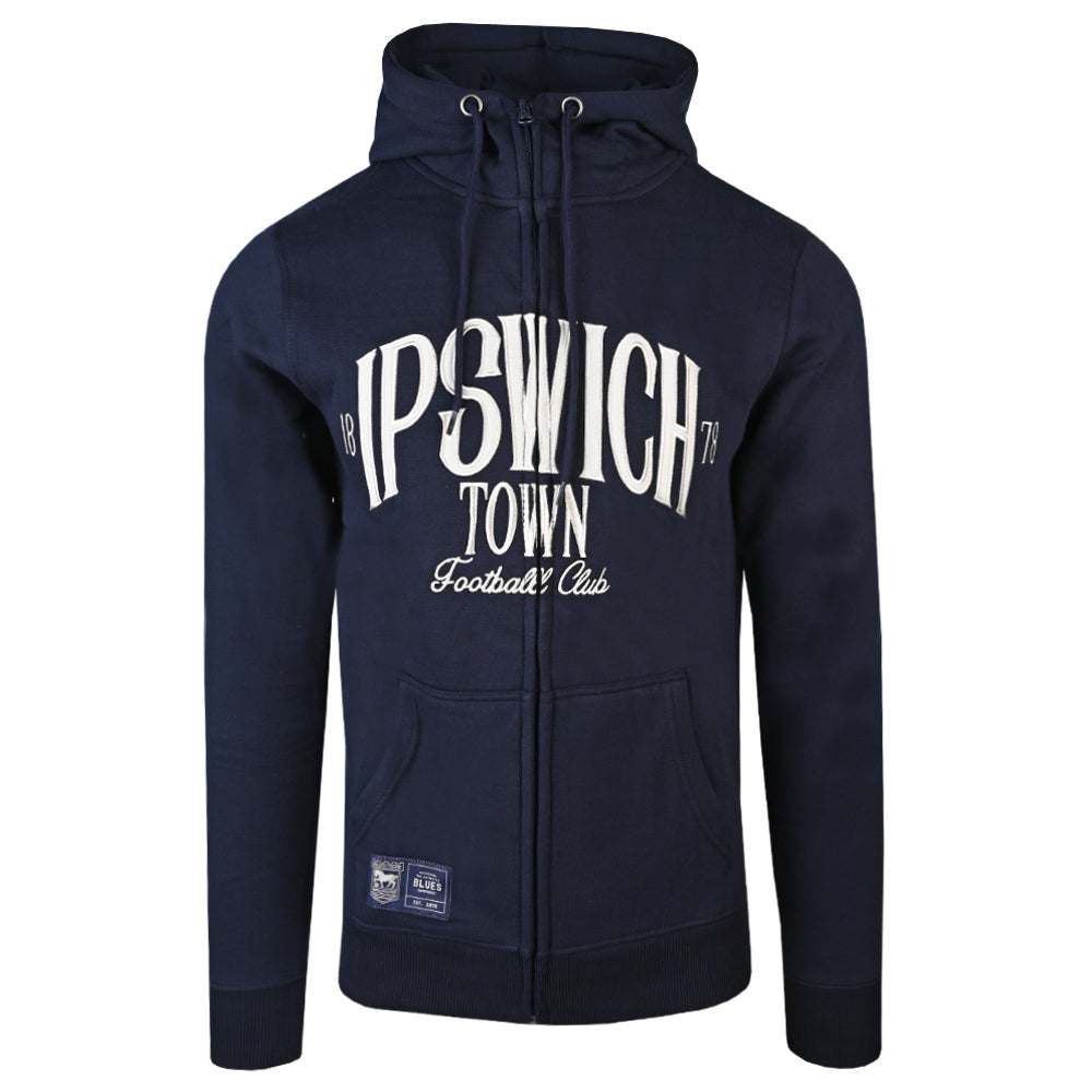 Authentic Blues ITFC Navy Zip Hoody Adult