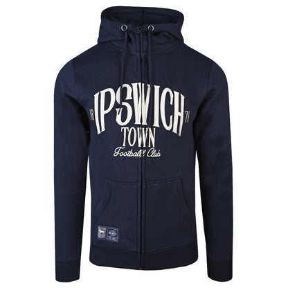Authentic Blues ITFC Navy Zip Hoody Adult