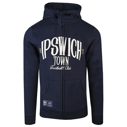 Authentic Blues ITFC Navy Zip Hoody Junior