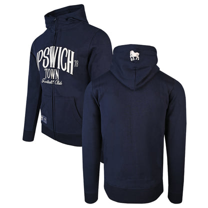 Authentic Blues ITFC Navy Zip Hoody Junior