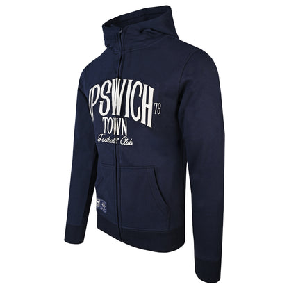 Authentic Blues ITFC Navy Zip Hoody Junior
