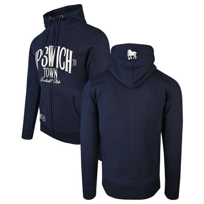 Authentic Blues ITFC Navy Zip Hoody Adult