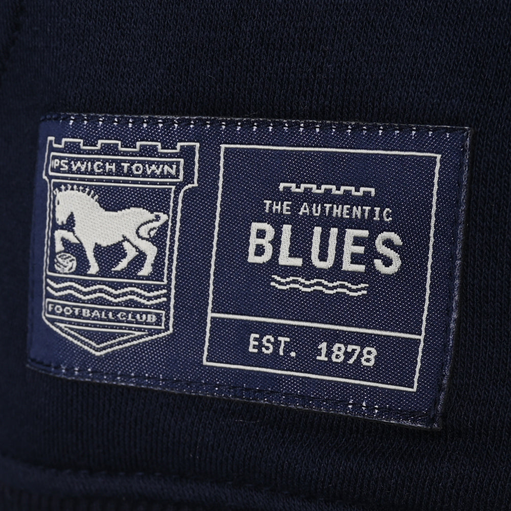 Authentic Blues ITFC Navy Zip Hoody Adult