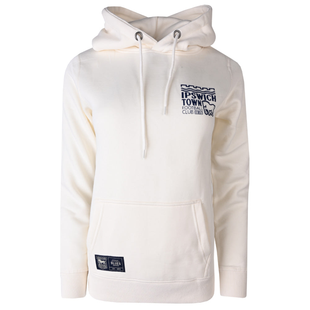 Authentic Blues Mixed Print Hoody Ladies