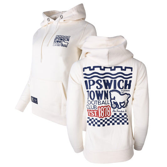 Authentic Blues Mixed Print Hoody Ladies