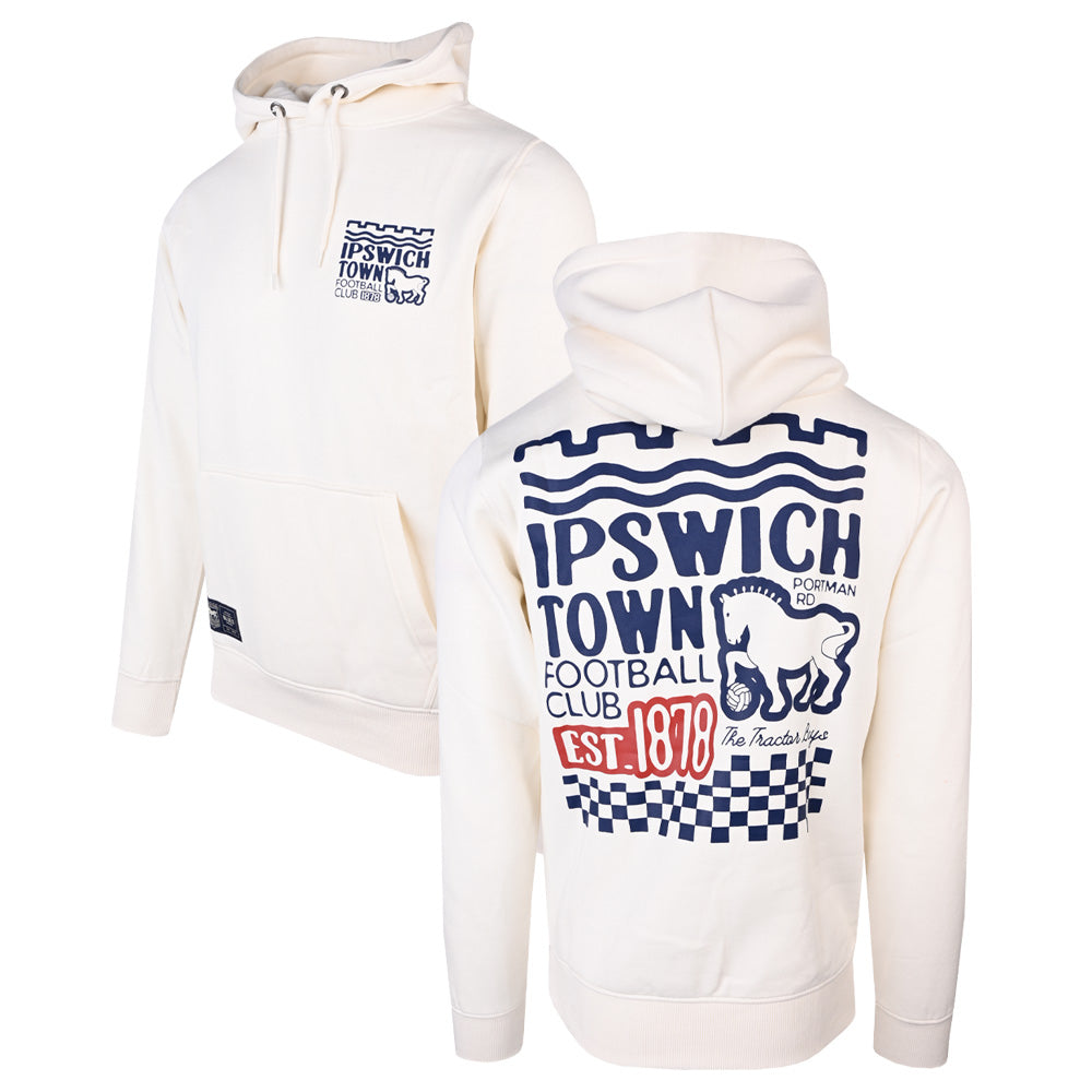 Authentic Blues Mixed Print Hoody Adult