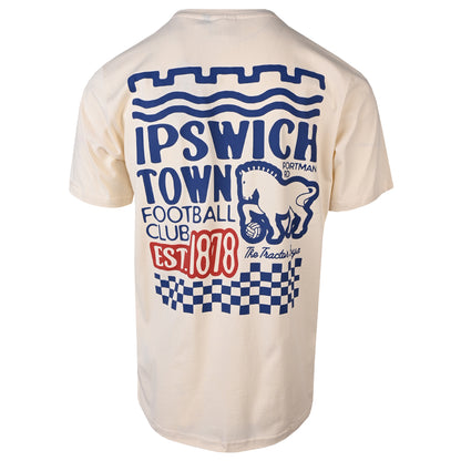 Authentic Blues Mixed Print Tee Adult
