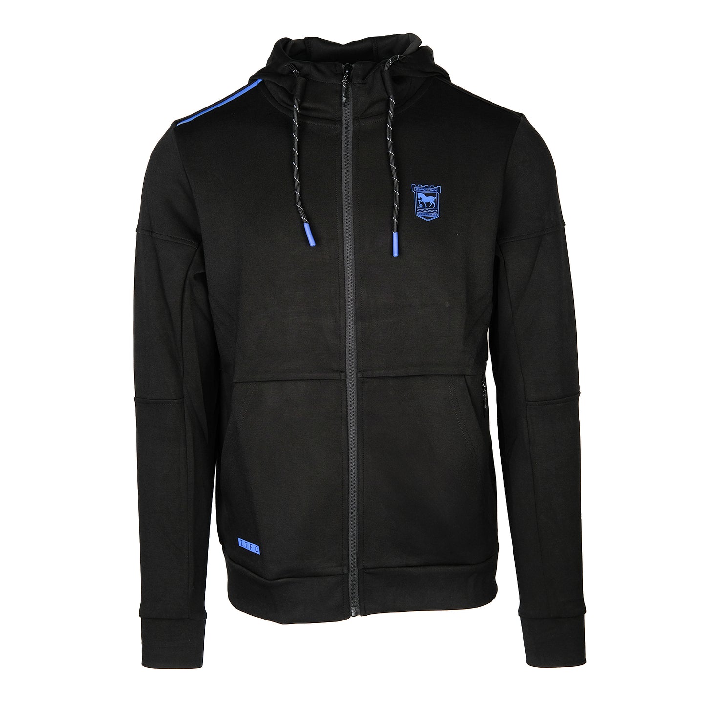 Active Zip Thru Hoody Black