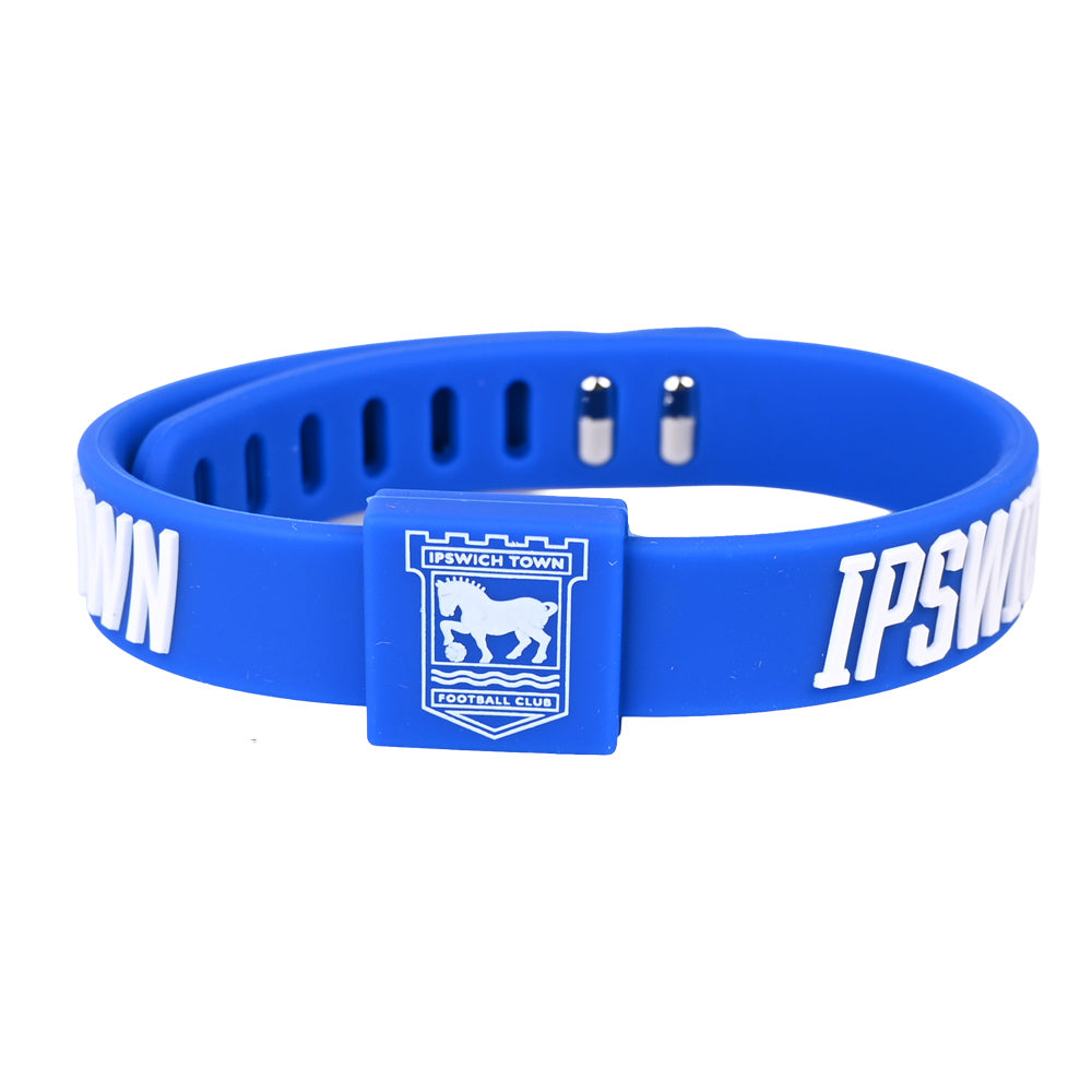 Adjustable Ipswich Town Silicone Wristband