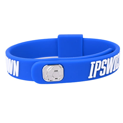 Adjustable Ipswich Town Silicone Wristband