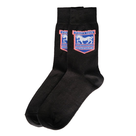 Adult Black Club Socks