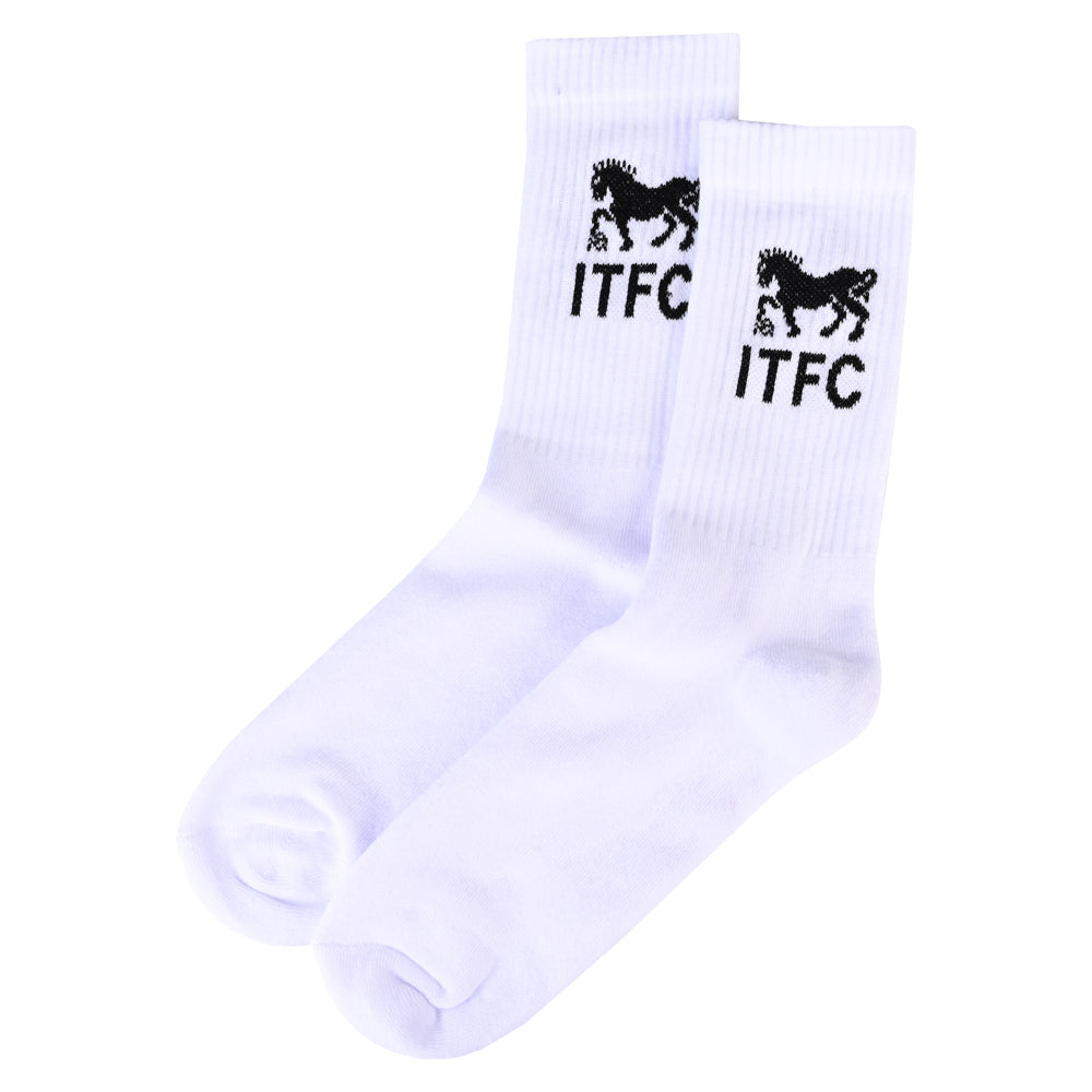 Adult Black Horse Sport Socks