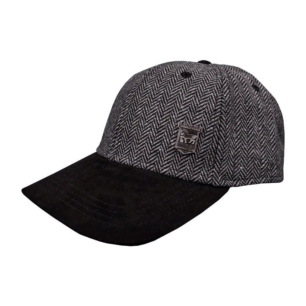 Adult Herringbone Cap Grey