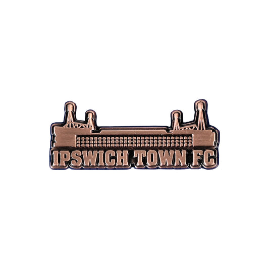 Antique Gold Portman Road Pinbadge