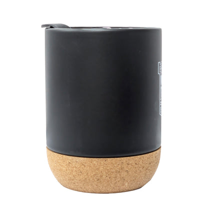 400ml Black Ceramic Travel Mug