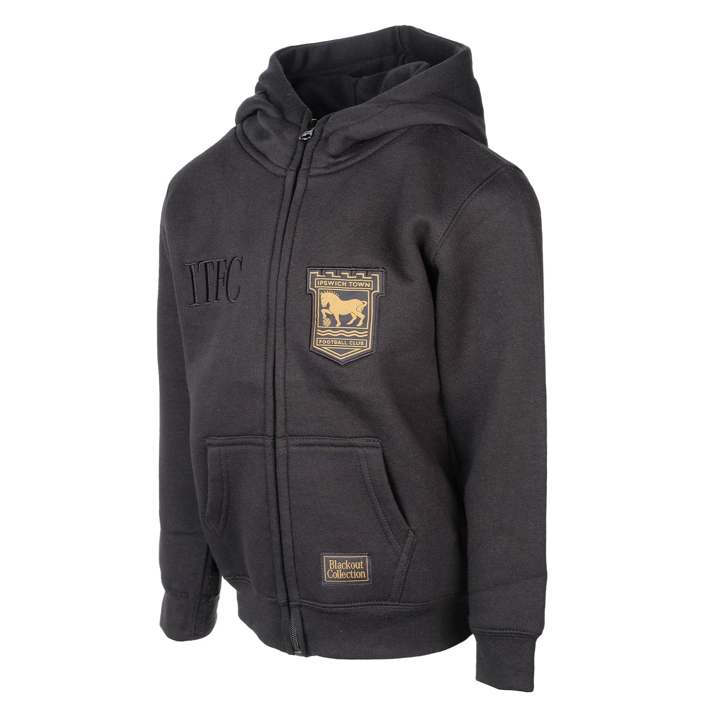 Authentic Blues ITFC Zip Hoody Junior Black