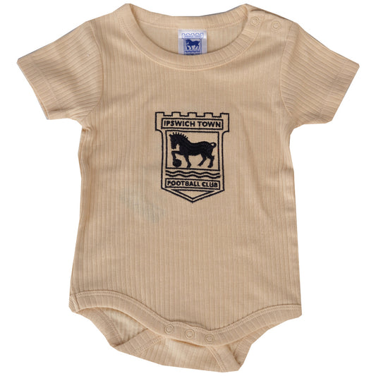 Beige Crest Bodysuit