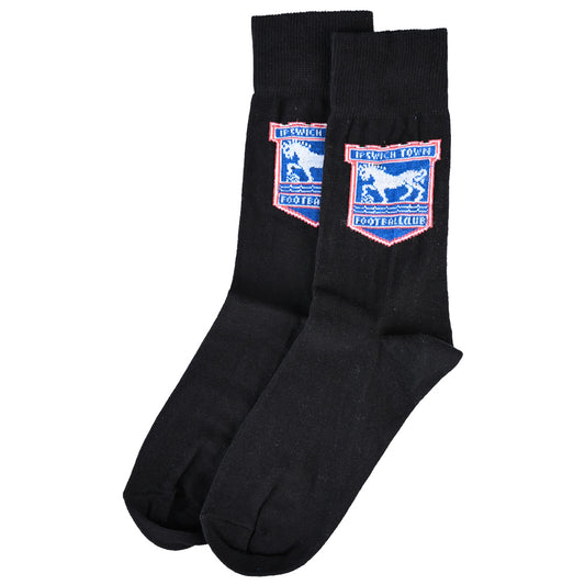 Adult Black Club Socks