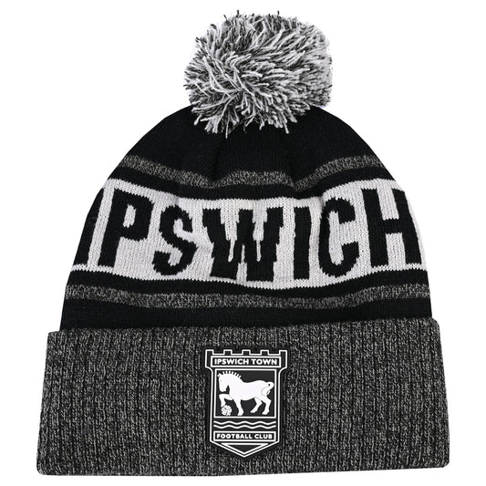 Black/Grey Text Bobble Adult