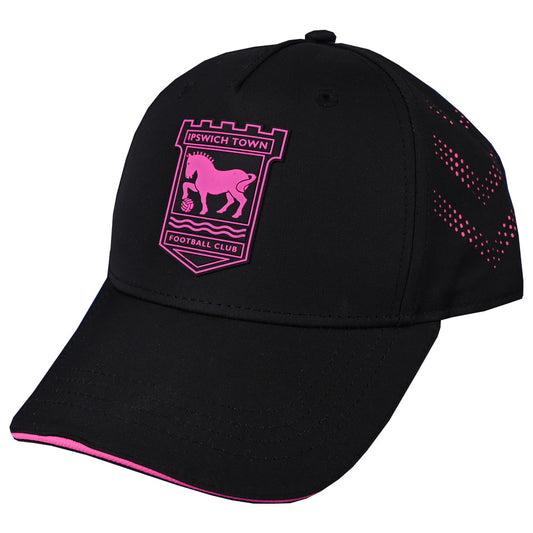 Ipswich Black/Pink Performance Cap Ladies