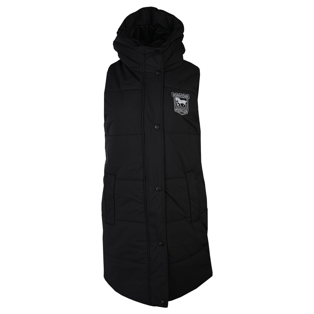 Black Sotterley Longline Gilet