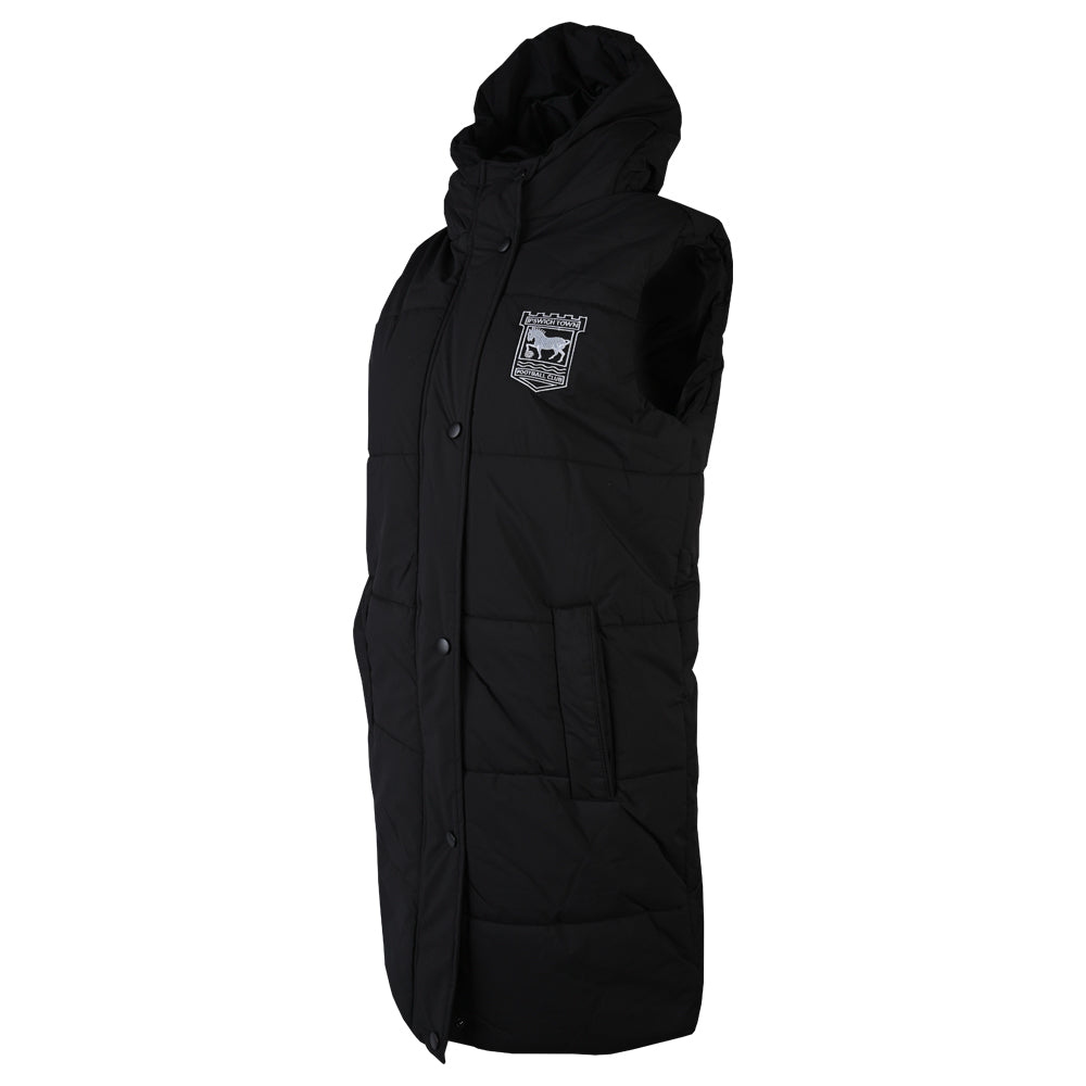 Black Sotterley Longline Gilet