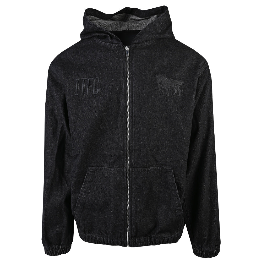 Blackout Denim Hoody