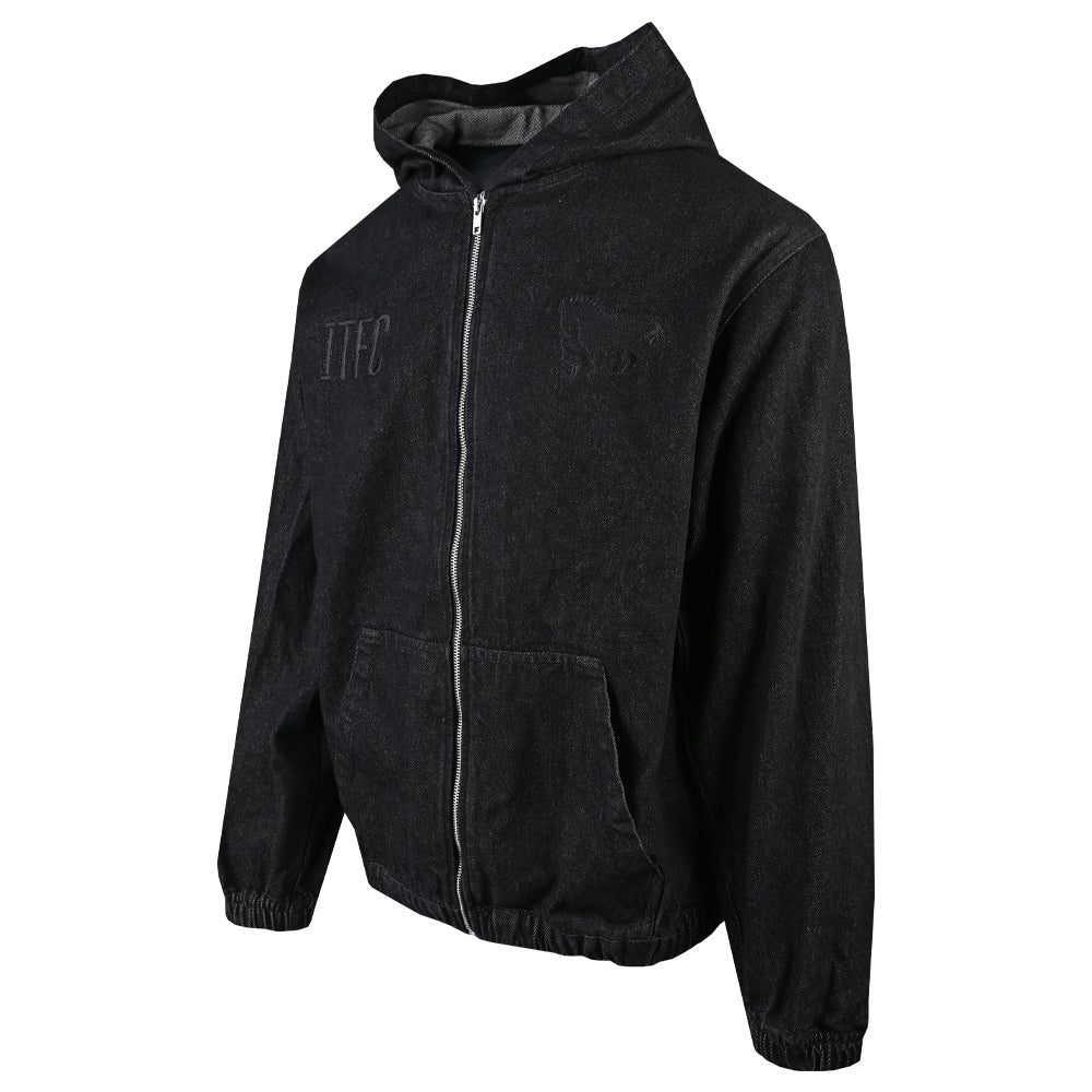 Blackout Denim Hoody