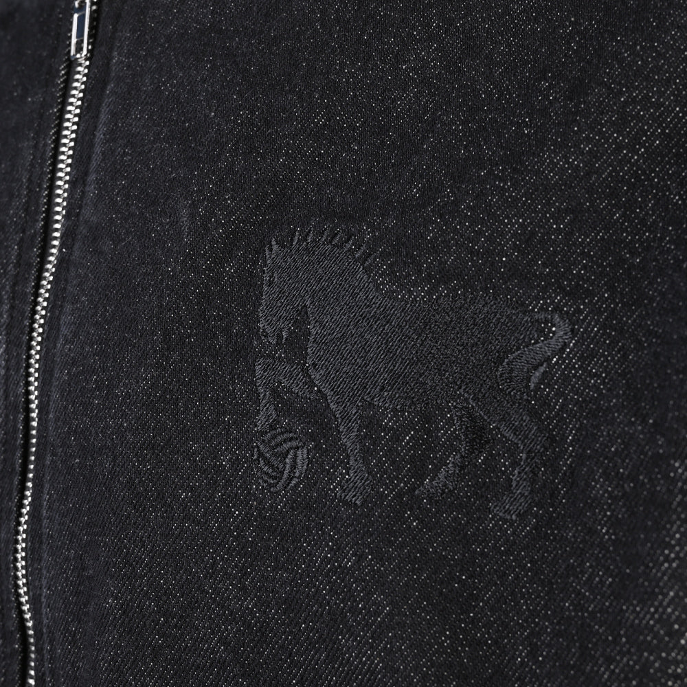 Blackout Denim Hoody