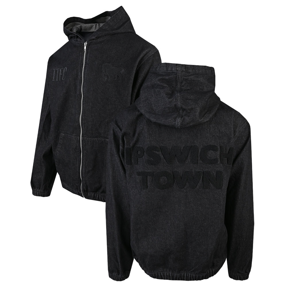 Blackout Denim Hoody