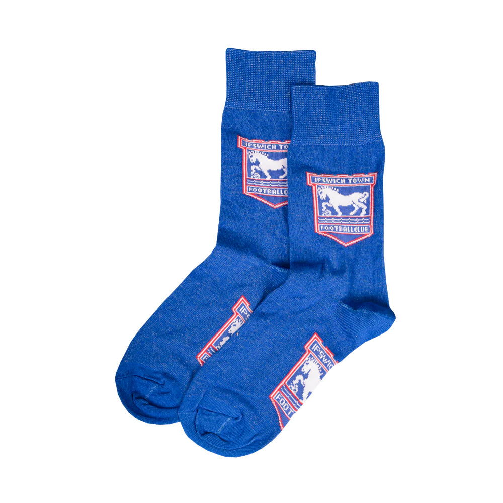 Junior Blue Crest Socks
