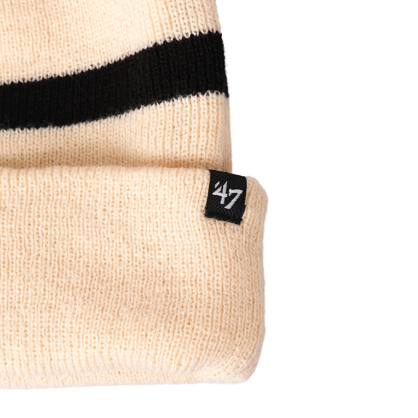 Cream/Black 47 Breakaway Cuff Knit