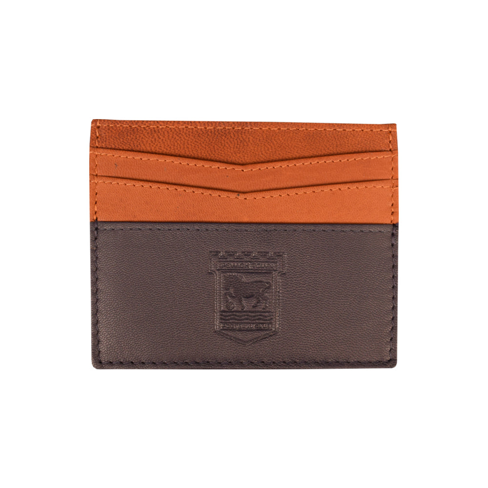 Brown Texan Leather Card Holder